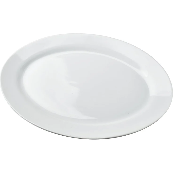 Platte porzellan BASIC Teller 35x24x3cm 1pc – Bild 1