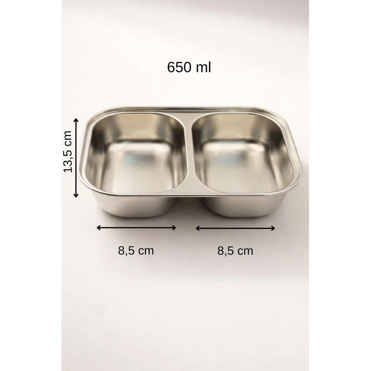 Hermia Concept 'BU0090' Auflaufform, Silber, 13,5 x 17 cm, 650 ml – Bild 6