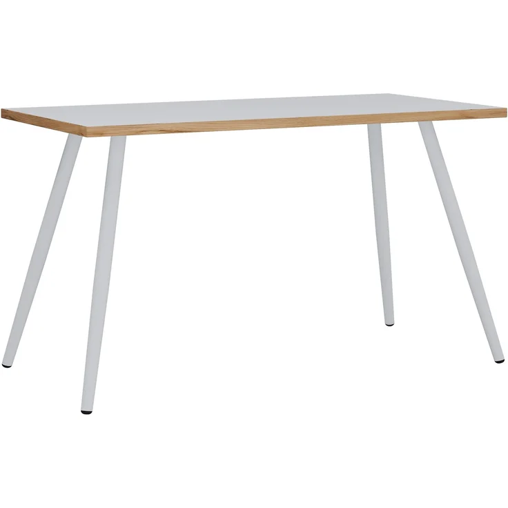 VCM Schreibtisch Salia 920916 Weiß / Honig-Eiche H. 70 x B. 110 x T. 50 cm – Bild 2