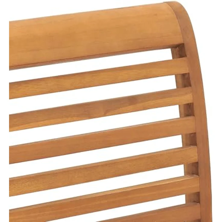 vidaXL Esszimmerstuhl 4 pcs Braun 62 x 55 x 94 cm Massivholz Teak 42007596 – Bild 10