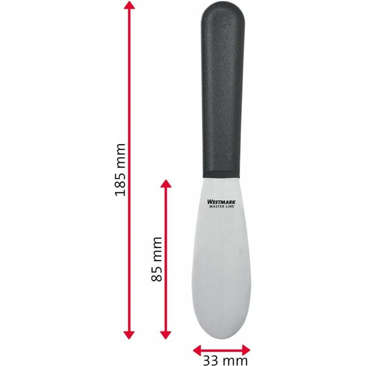 WESTMARK Buttermesser 2 Stück, Klingenmaß: 3,3 x 8,5 cm, Länge: 18,5 cm, Profi Messer Master – Bild 3