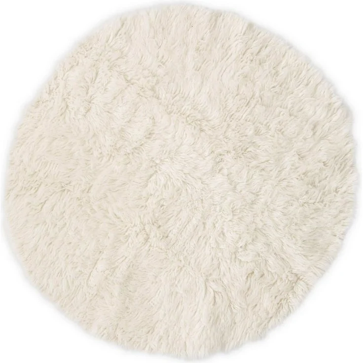 THEKO Wollteppich FLOKOS 1250, rund, Höhe: 40 mm, original griechischer Flokati, Hochflor, Uni-Farben, reine Wolle – Bild 5
