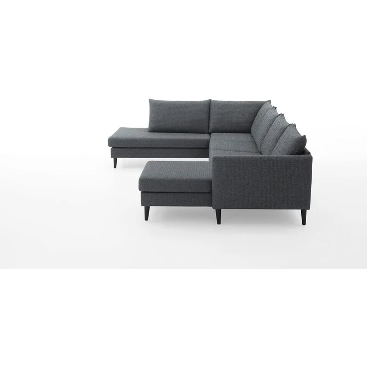 Atlantic Home Collection Wohnlandchaft mit Ecke Links und Longchair rechts – Bild 4