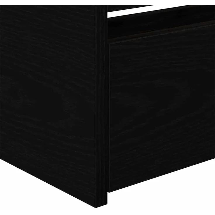 vidaXL Tagesbett Schwarz Eichen-Optik 90 x 190 cm Holzwerkstoff 3334004 – Bild 7