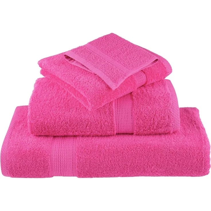 vidaXL Premium Waschhandtücher SOLUND 4 Stück Rosa 30x30 cm 600 g/m² 137516 – Bild 3
