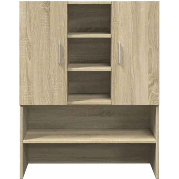 vidaXL Waschmaschinenschrank Sonoma-Eiche 70,5x24x90 cm 849648 – Bild 8
