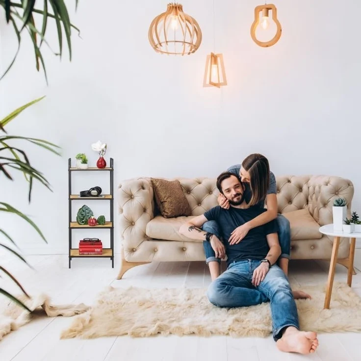 Standregal aus Bambus & Metall – Bild 2