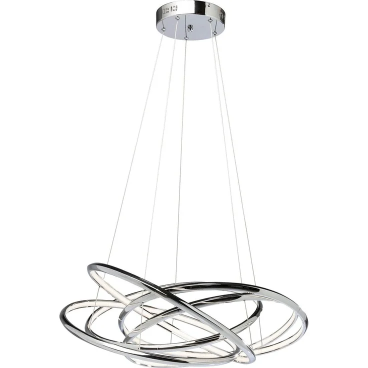 KARE Design Hängeleuchte Saturn LED Chrome Big 39162 – Bild 1