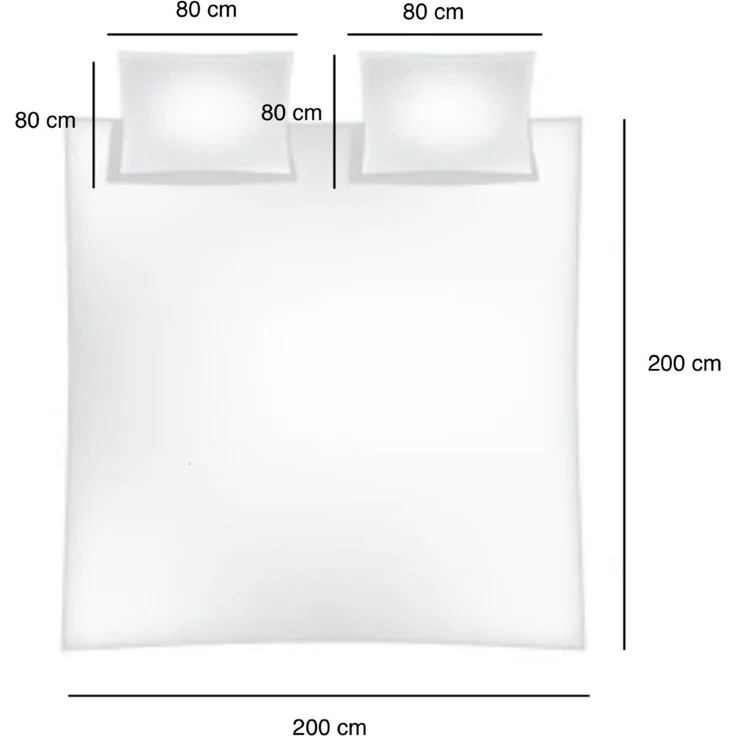 Renforce Bettwäsche mit Reißverschluss - Wendebettwäsche aus 100% Baumwolle, Florales Design 200x200 cm + 2 x 80 x 80 cm – Bild 3