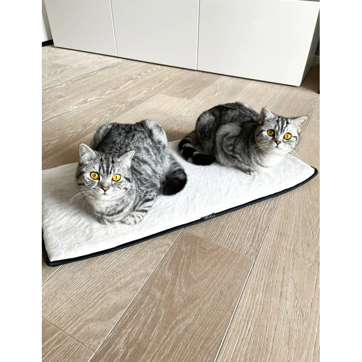 Lebon Fensterbankauflage für Katzen Banki 77 x 39 cm elfenbein – Bild 4