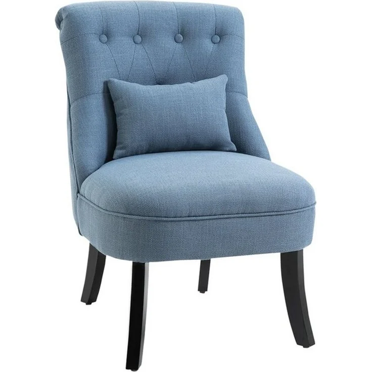 HOMCOM Sessel Relaxsessel mit Rückenkissen – Bild 4