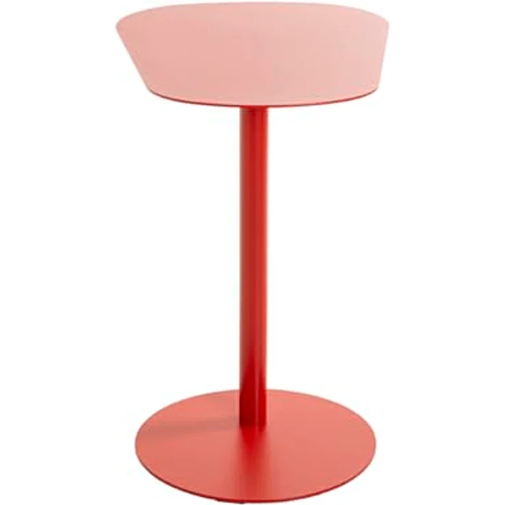 HAKU Möbel Beistelltisch, Metal, Rot, T 38 x B 53 x H 60 cm – Bild 5