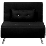 Schlafsofa Polsterbezug schwarz FARRIS