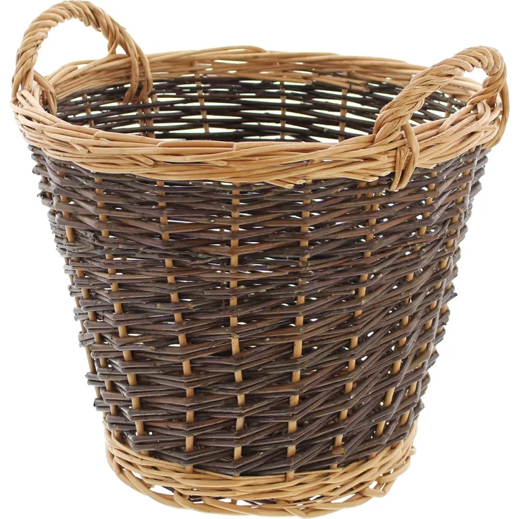 Füllkorb Weidengeflecht klein Aufbewahrungskorb Schale Obstkorb Tischdeko Korb