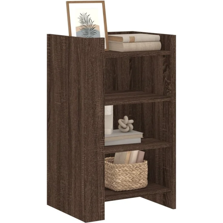 vidaXL Sideboard Braun Eichen-Optik 45x35x75 cm Holzwerkstoff 848387 – Bild 11