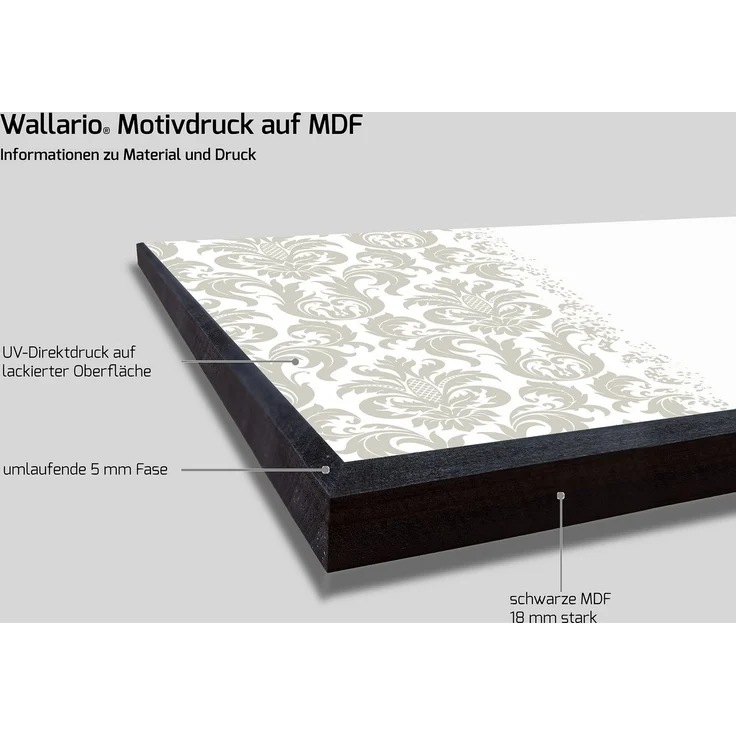 Wallario Garderobenpaneel Lebensbaum Skulptur (1-teilig, inkl. Haken und Befestigung), 80x40cmHolz – Bild 3