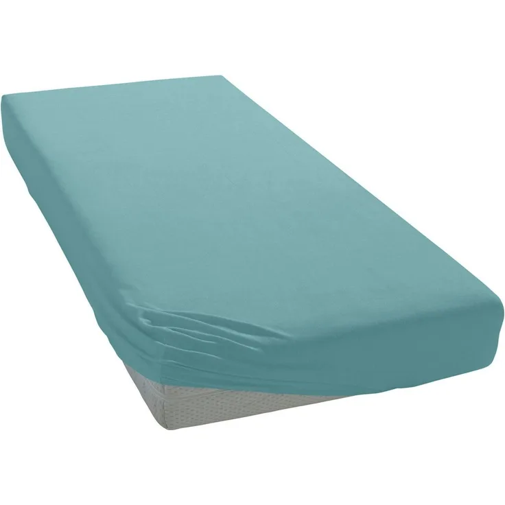 OTTO home Spannbettlaken PHYSALIS Comfort, Jersey, Gummizug: rundum, (1 Stück), Baumwolle 150 g/m², Matratzen bis 20 cm Höhe, Bettlaken, Spannbetttuch