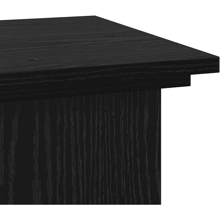 vidaXL Pflanzenständer Schwarz Eichen-Optik 33 x 33 x 100 cm 869238 – Bild 7