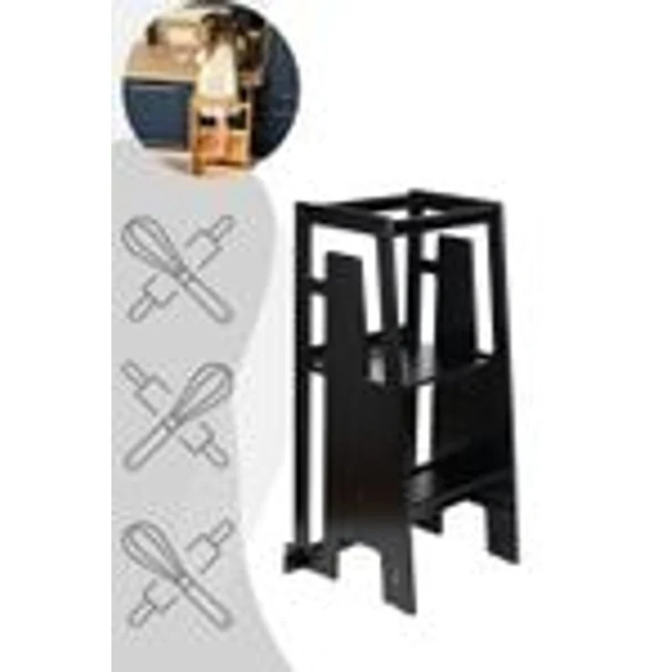 Tuki Lernturm (Entdeckerturm) ab ca. 12 Monaten (Modell 2026) Black – Bild 1