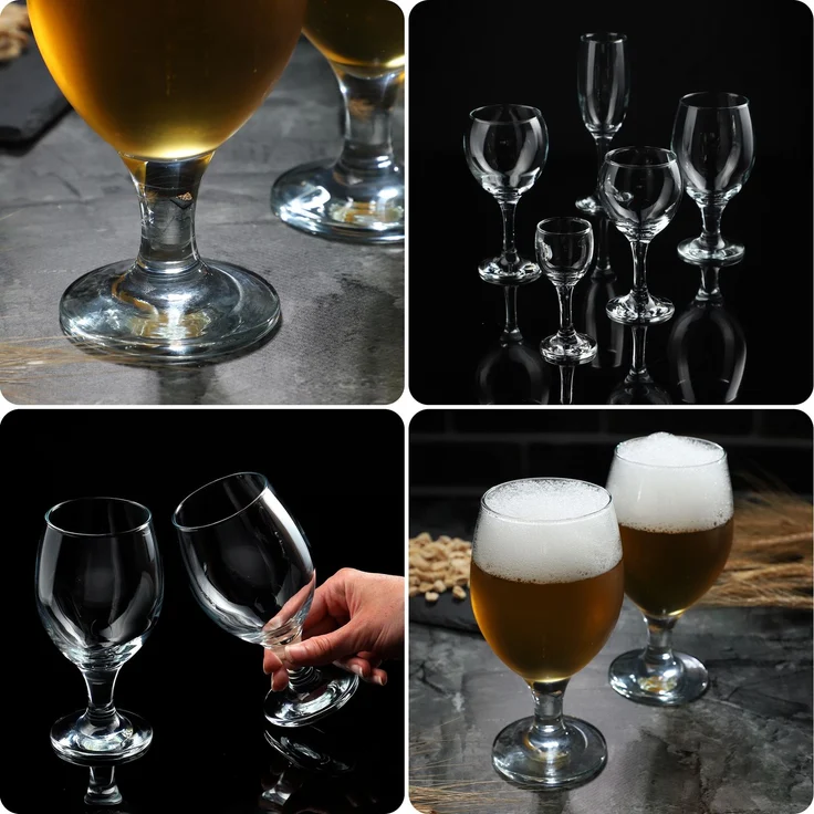 KADAX Bierkrüge und Getränkegläser 400ml 6 Stk – Bild 3