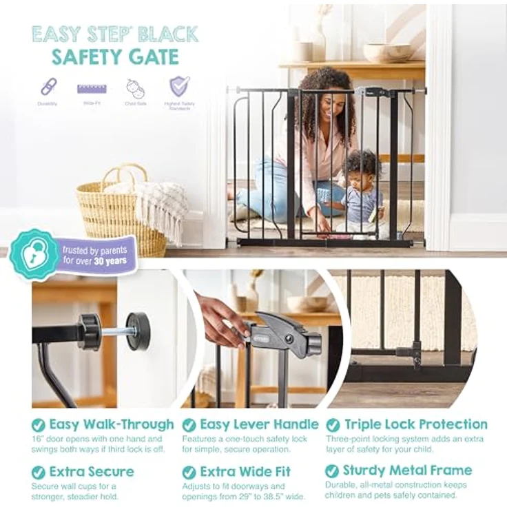 Regalo Easy Step Extra Wide Baby Gate – Bild 4