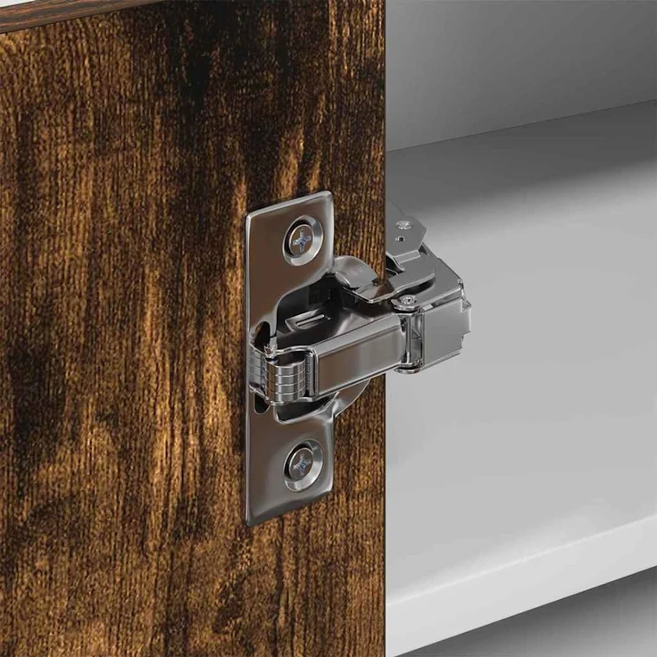 vidaXL Hängeschrank Geräucherte Eiche und Weiß 57 x 57 x 40 cm 884190 – Bild 9