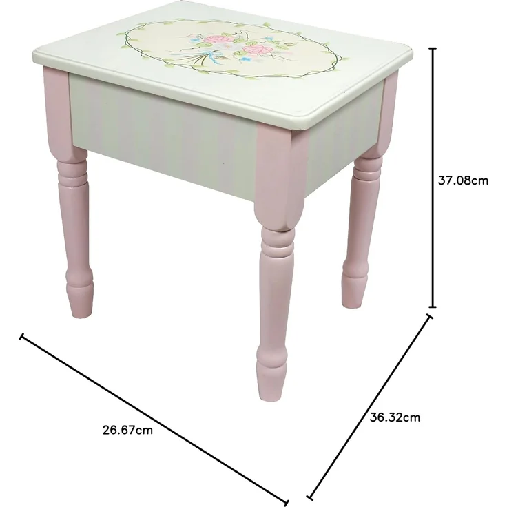 Fantasy Fields Bouquet Kids Vanity Stool with Storage (no Table) W-3843G/2 – Bild 9