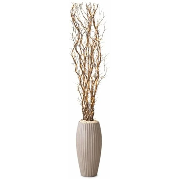 Lichterzweige / Dekozweig braun mit 80 LEDs – Bild 2