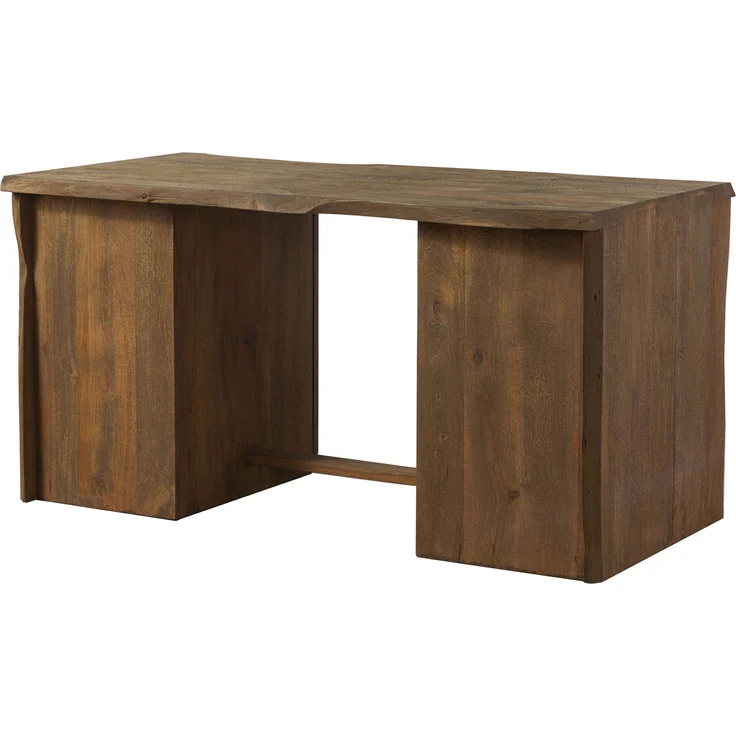 Schreibtisch Mango 150x75x78 braun geölt / sandgestrahlt PURE MANGO #110 – Bild 10