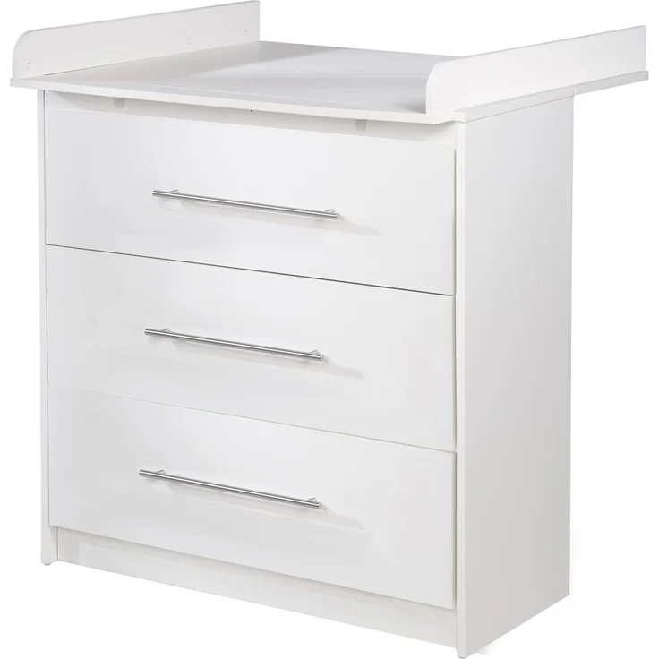 roba Zimmerset 'Maren' - 3-teilig - Gitterbett 70 x 140 cm - Wickelkommode schmal - Weiß – Bild 14