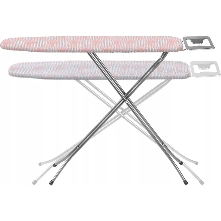 KADAX Tischbügelbrett 110x30cm - Stabiler Bügeltisch für Dampfbügelstation, klappbar, höhenverstellbar, mit hitzebeständiger Bügeleisenablage – Bild 4