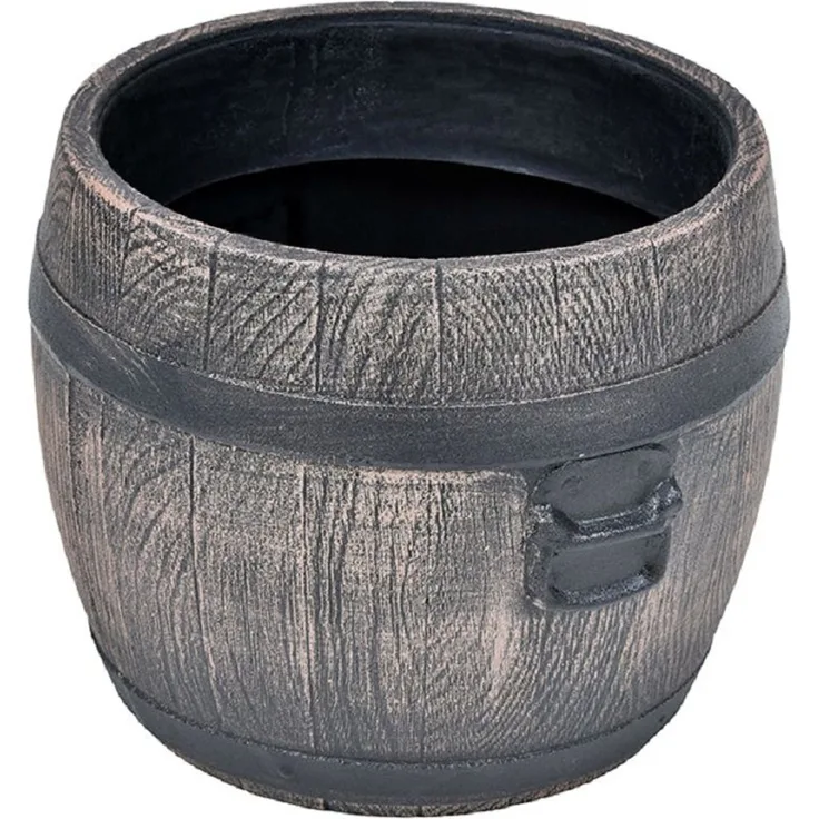 Pflanzkübel BOLERO, Größe XL , Fass, Kunststoff