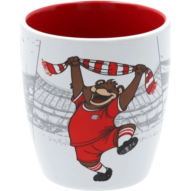FC Bayern München Tasse FC Bayern München Tasse Berni Weiß I Fußball, Keramik – Bild 2
