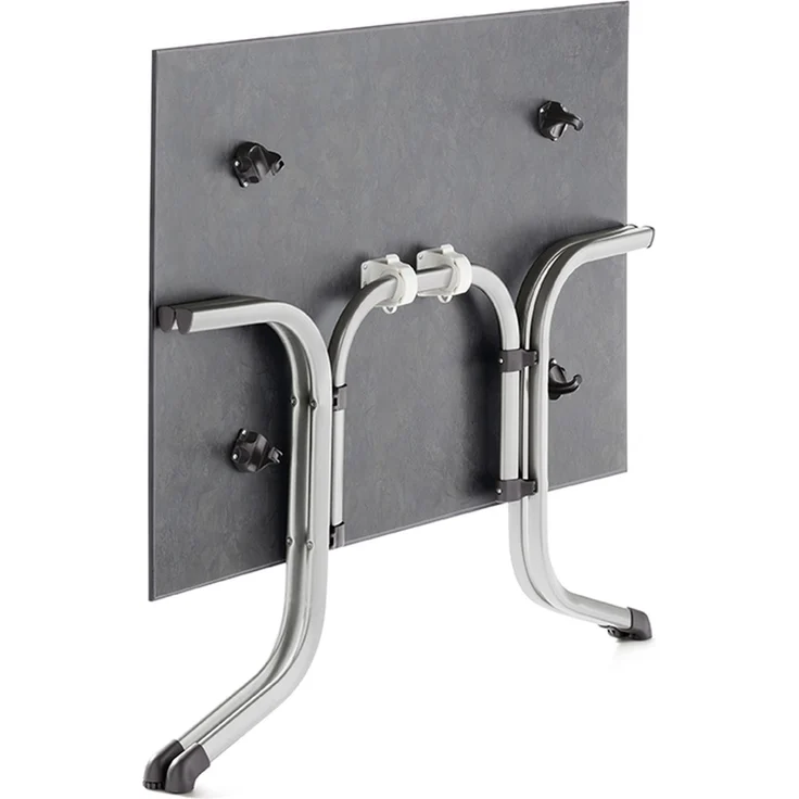 Klapptisch >Boulevard< in Schiefer anthrazit, Polytec® - 120x73x80cm (BxHxT) – Bild 2