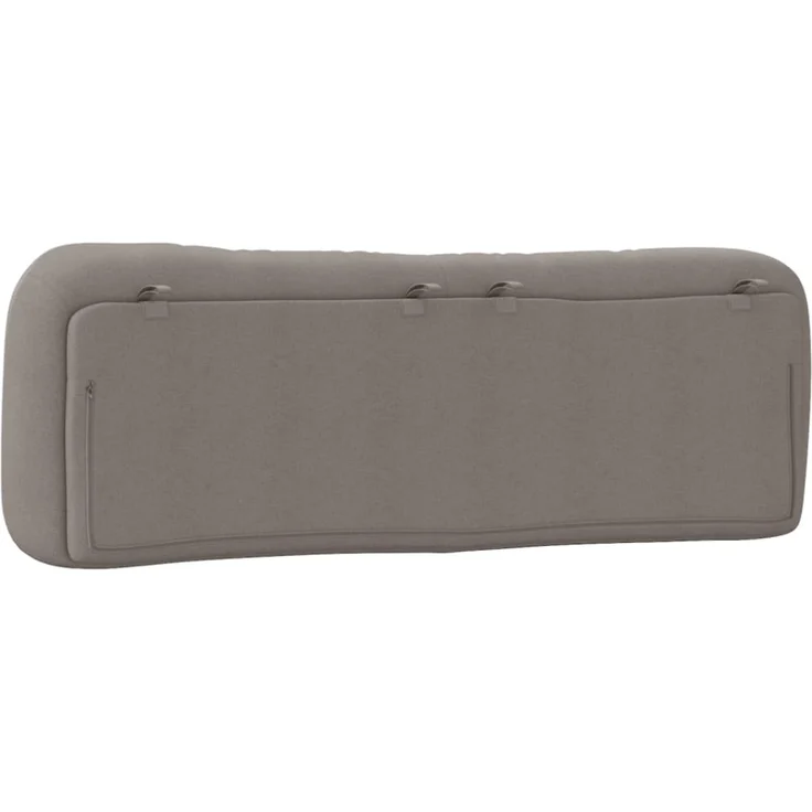 vidaXL Kopfteil-Kissen Taupe 160 cm Stoff – Bild 3