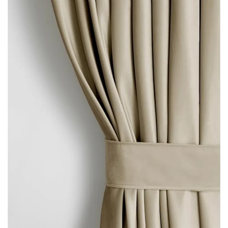 AmeliaHome Gardine Gardine Kräuselband Vorhang VerdunkelndSamt Textil Multifunktionsband, Multifunktionsband (1 St), verdunkelnd, Samt Textilien, mit Raffhalter – Bild 2
