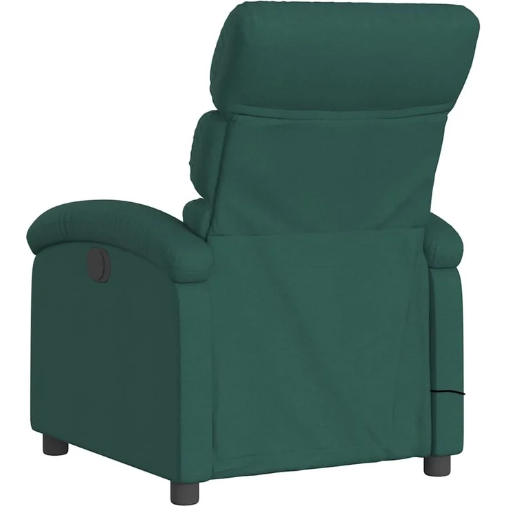 vidaXL Massage-Relaxsessel, dunkelgrüner Stoff 3205812 – Bild 5