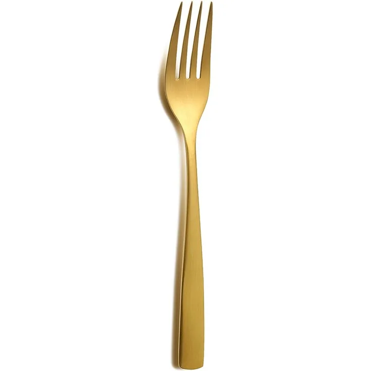 COMAS 6099 Kuchengabel BARCELONA GOLD Edelstahl 18/10 / PVD-Beschichtung / Gold-Finish