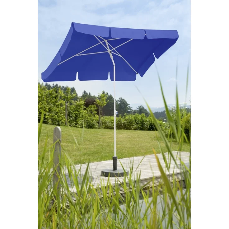 Schneider Schirme 'Ibiza' Sonnenschirm, Stahl / Polyester blau, 180 x 120 cm – Bild 2