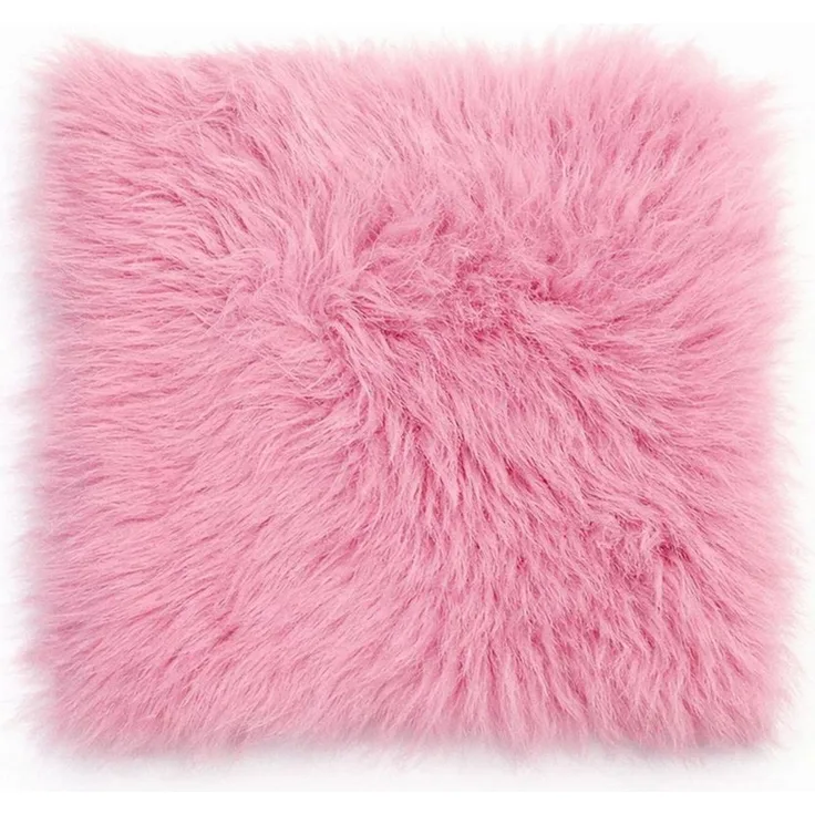 Provellus Sitzkissen Vegane Sitzauflage 40x40 cm Felloptik weich & waschbar