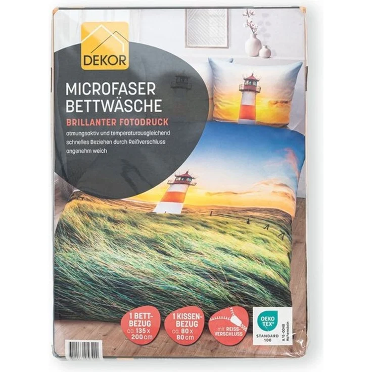 kamelshopping Bettwäsche Bettwäsche aus Microfaser und brillantem Fotodruck, Reißverschluss, 2-teilig ca. 135 x 200 cm + ca. 80 x 80 cm – Bild 3
