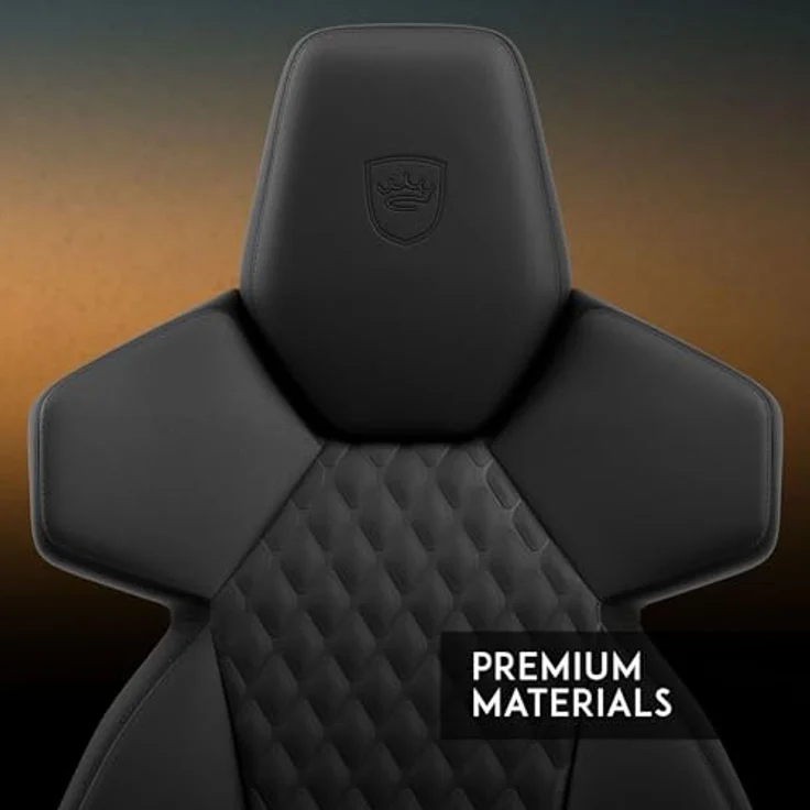 noblechairs DAWN Gaming Stuhl, ergonomischer Schwarz Kunstlederstuhl mit Synchronmechanik und klapp- und höhenverstellbaren Armlehnen – Bild 5