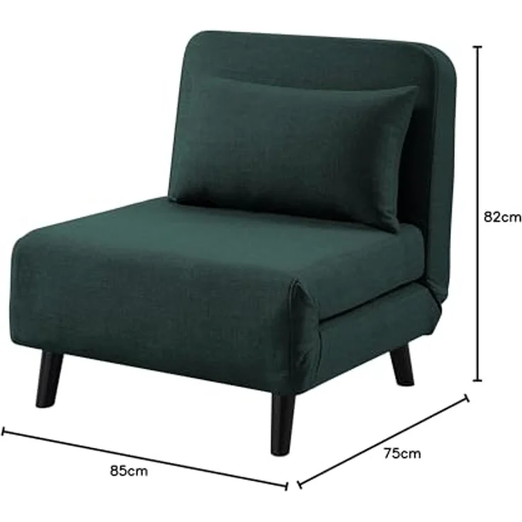 ATLANTIC home collection Sessel Robby, inkl. Bettfunktion, mehrfach verstellbar, Strukturbezug – Bild 3