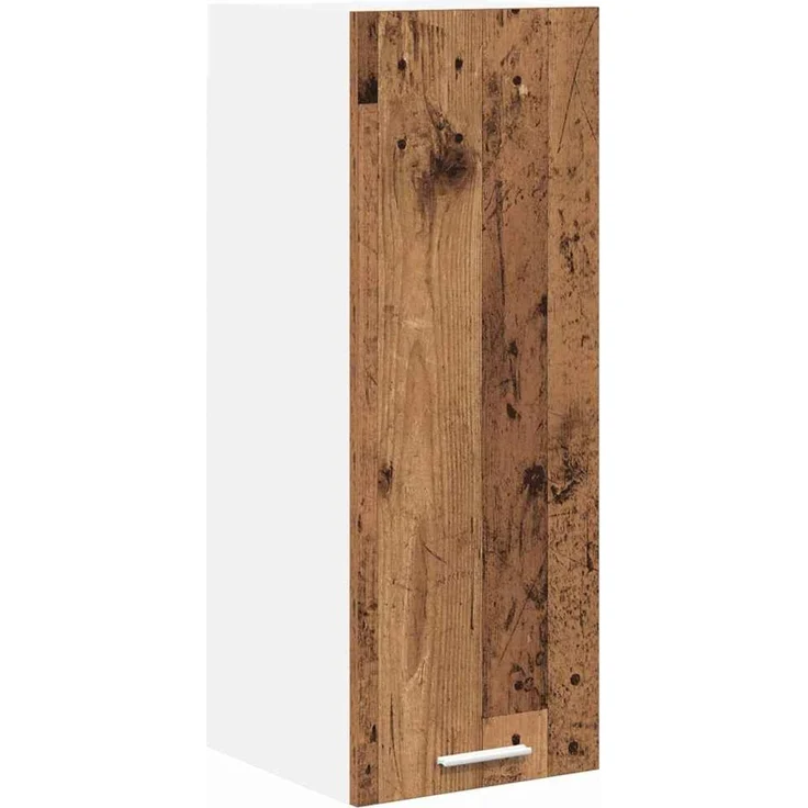 vidaXL Hängeschrank 2 stk. Altes Holz und Weiß 30 x 31 x 80 cm 884255 – Bild 6