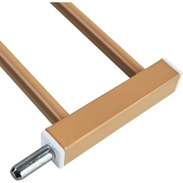 Absperrgitter Treppenschutzgitter beige für für 85-95cm Durchgang 110cm Hoch – Bild 7
