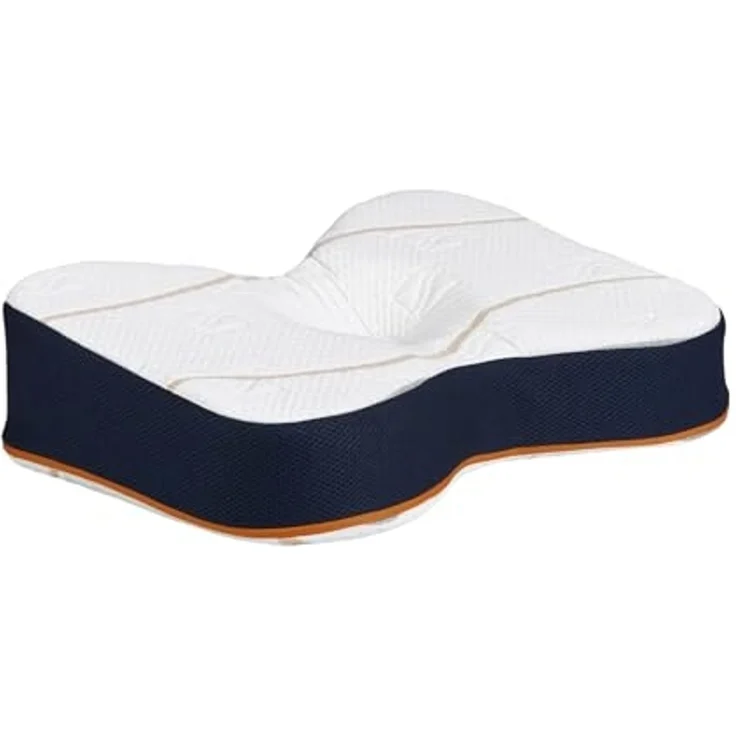 M line | Athletic Pillow | Orthopädisches Kopfkissen - Kissen Nackenschmerzen - Schmetterlingskissen mit optimaler Lüftung - 50 x 35 x 12 cm – Bild 2