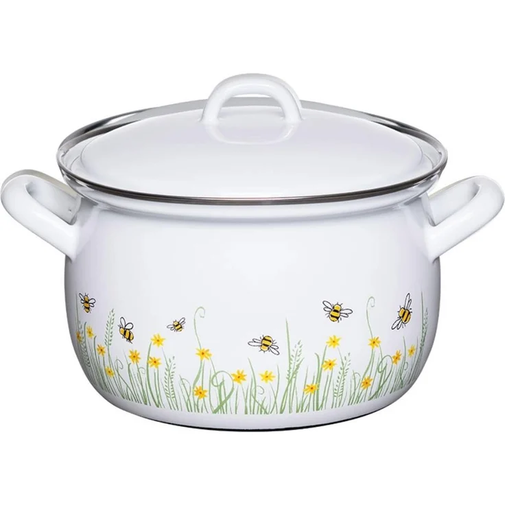 Riess Fleischtopf mit Deckel 18cm 2.5 Liter BIENE – Bild 1