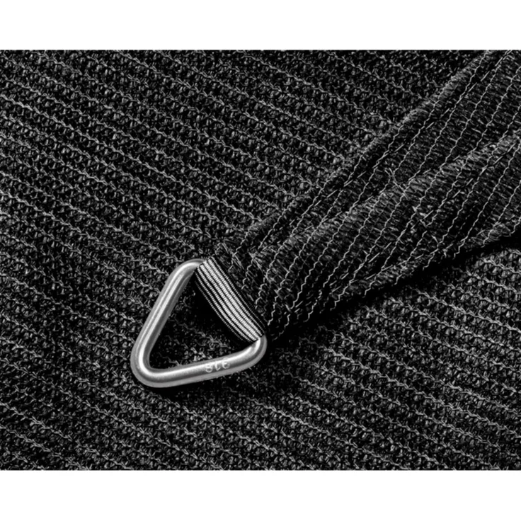 Coolfit Sonnensegel 3-Eck, schwarz 90° – Bild 3