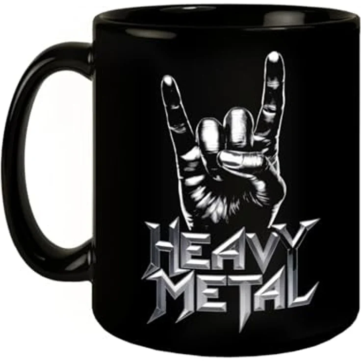 speecheese Tasse Rockzeichen Hand - Heavy Metal Tasse – Bild 2