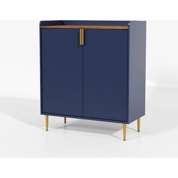 HOLTICO Weinschrank Multifunktionaler Bar-Schrank, moderner Kaffeetresen-Schrank (1-St) mit 9 Flaschenregalen, 6 Glas-Halterungen, Schublade & Regalen – Bild 3